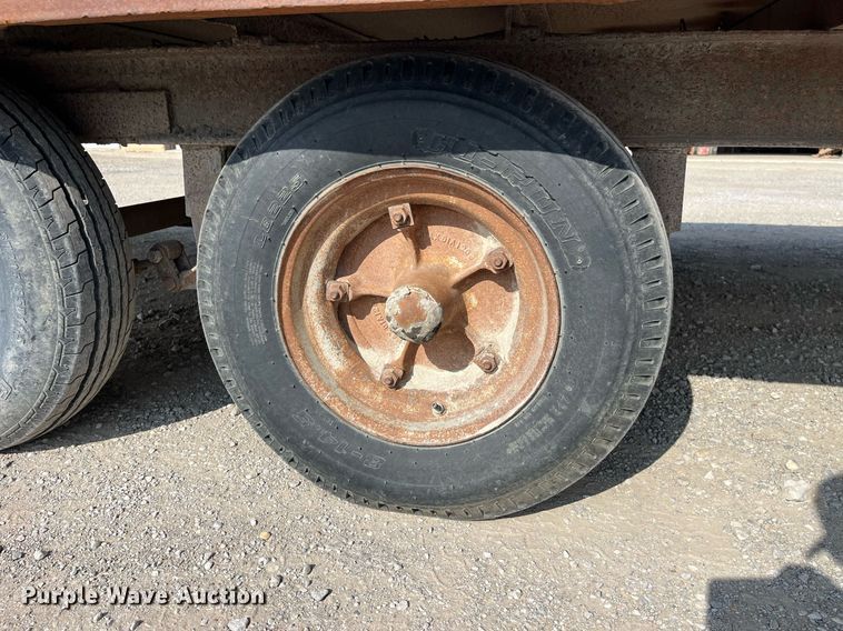 image for item LA9929 1978 Shop built  equipment trailer