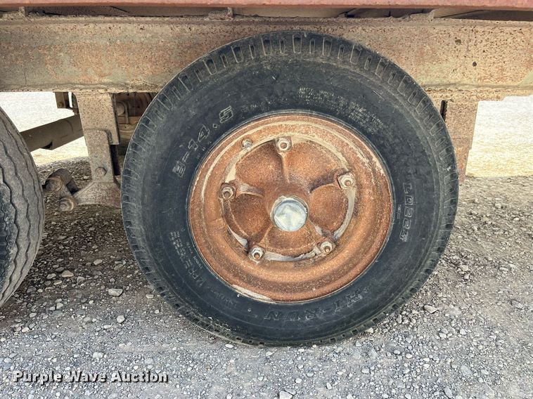 image for item LA9929 1978 Shop built  equipment trailer