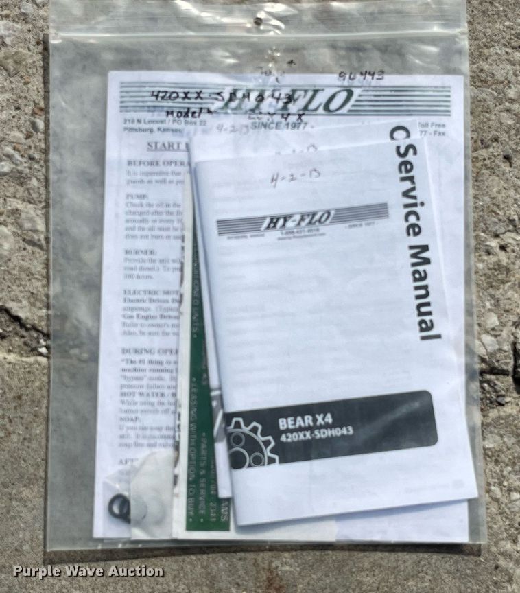 image for item LA9930 Hy-Flo 420X4X  hot pressure washer