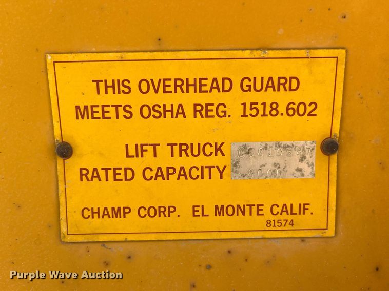 image for item LA9931 Champ CB80  forklift