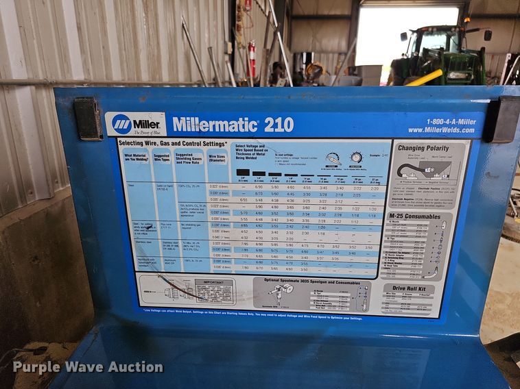 image for item LE9322 Miller Millermatic 210  welder