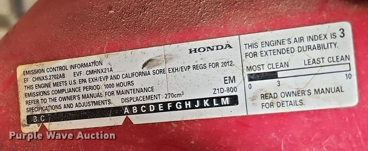 image for item LE9324 Honda WT30X  trash pump
