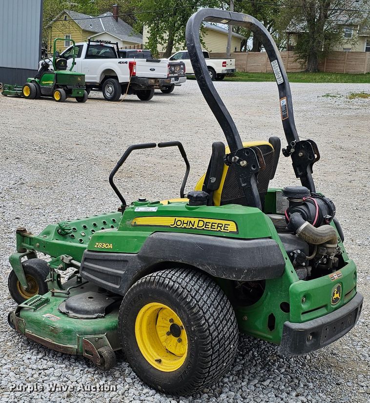 image for item LE9395 John Deere Z830A  ZTR lawn mower