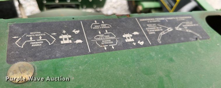 image for item LE9395 John Deere Z830A  ZTR lawn mower