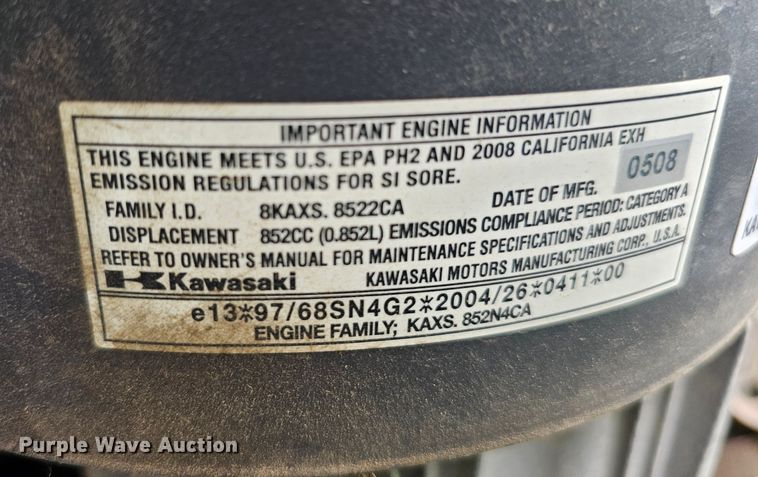 image for item LE9395 John Deere Z830A  ZTR lawn mower