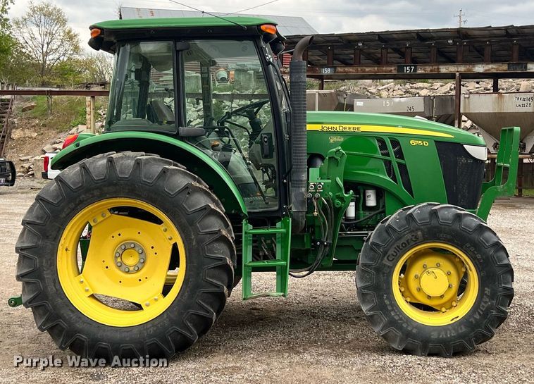 image for item LG9037 2015 John Deere 6115D  MFWD tractor