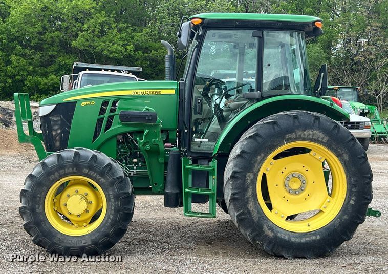 image for item LG9037 2015 John Deere 6115D  MFWD tractor