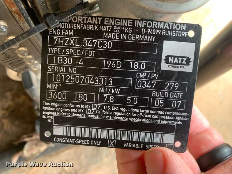 image for item LH9601 Baldor DG3E  generator