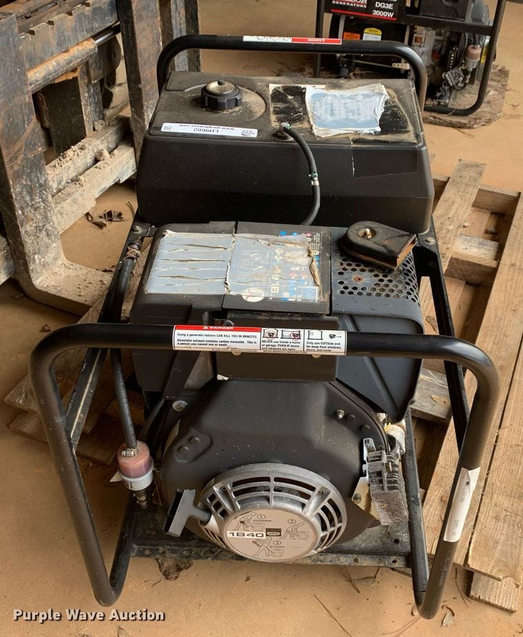 image for item LH9602 Baldor DG6E  6000 watt diesel generator