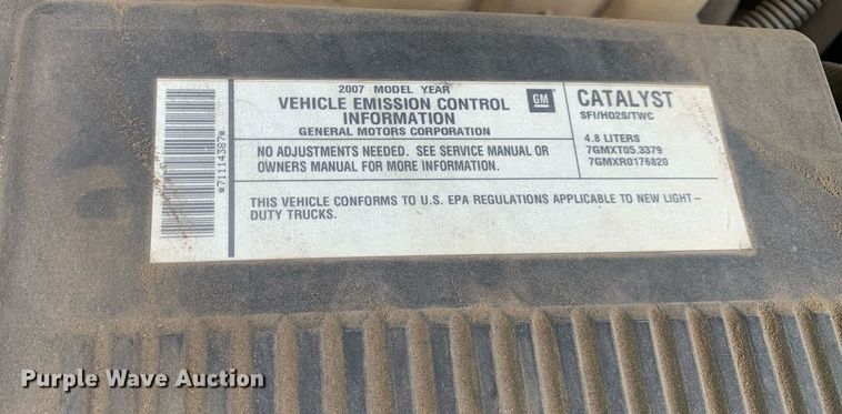 image for item LH9603 2007 Chevrolet Silverado 1500  Crew Cab pickup truck