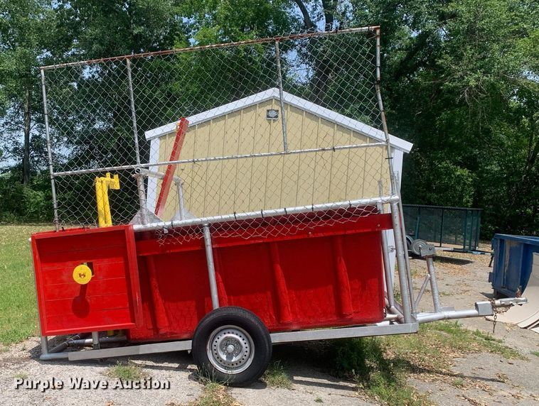 image for item LH9604 Shop built  dunk tank trailer