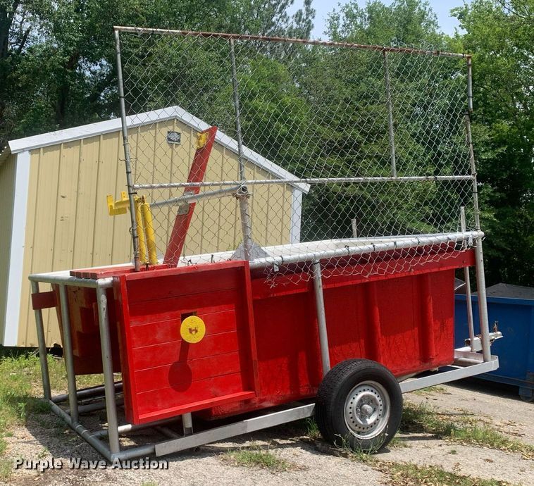 image for item LH9604 Shop built  dunk tank trailer
