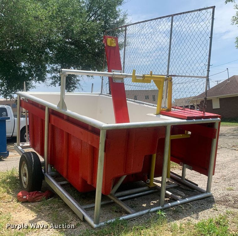 image for item LH9604 Shop built  dunk tank trailer