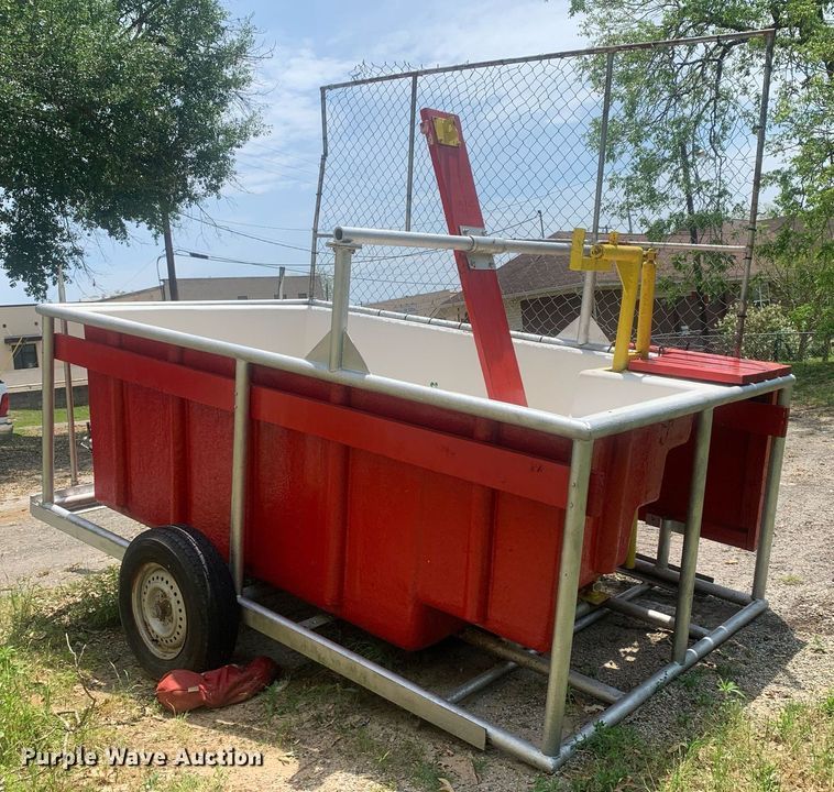 image for item LH9604 Shop built  dunk tank trailer