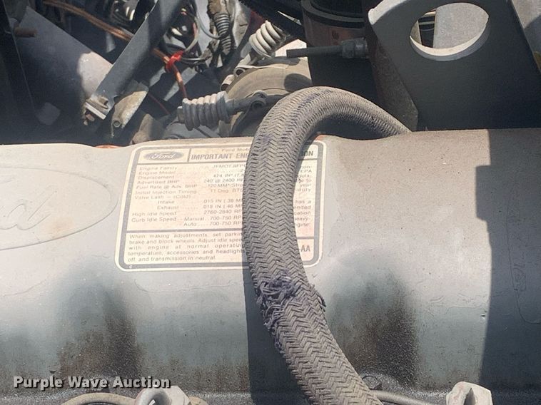 image for item LH9605 1989 Ford F800  pumper fire truck