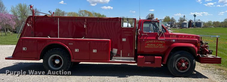 image for item LI9597 1983 GMC C7000  pumper fire truck