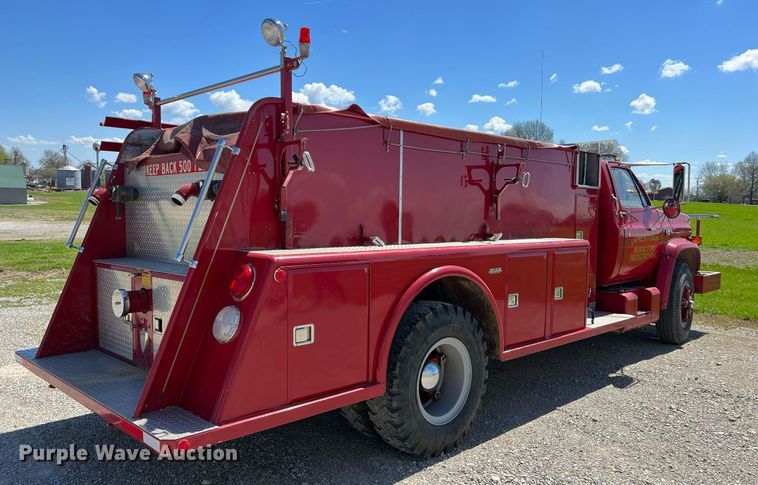 image for item LI9597 1983 GMC C7000  pumper fire truck