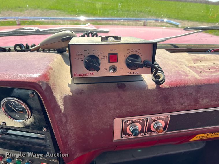 image for item LI9597 1983 GMC C7000  pumper fire truck