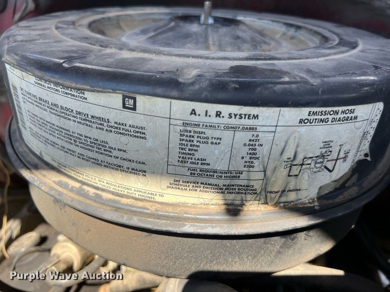 image for item LI9597 1983 GMC C7000  pumper fire truck