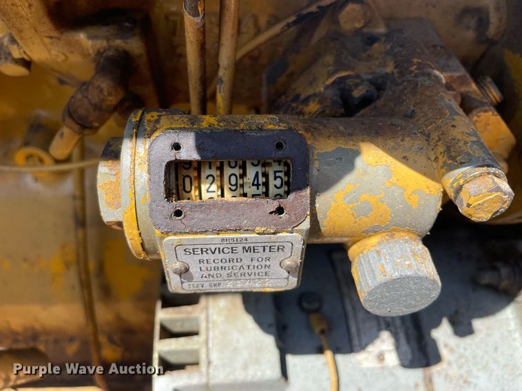 image for item LJ9639 1968 Caterpillar 12F  rigid frame motor grader