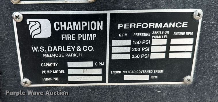 image for item LN9203 1994 Freightliner FLD120  pumper fire truck