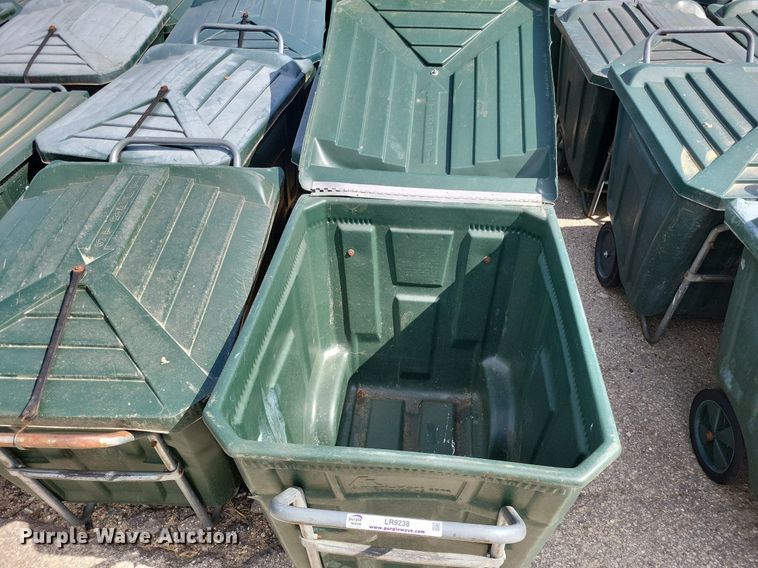 image for item LR9238 Approximately 50 Amerikart trash carts