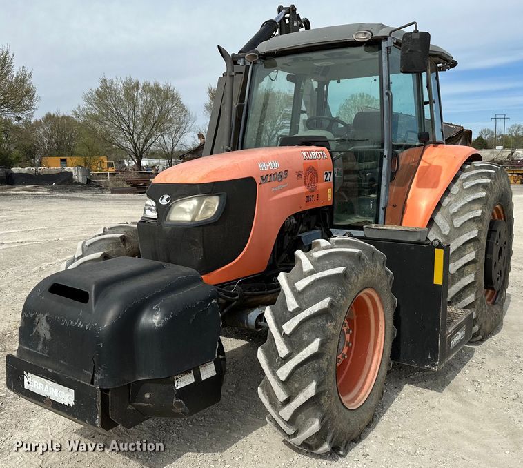 image for item LR9656 Kubota M108S  MFWD tractor