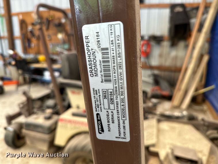 image for item LR9756 Grasshopper 225K  ZTR lawn mower