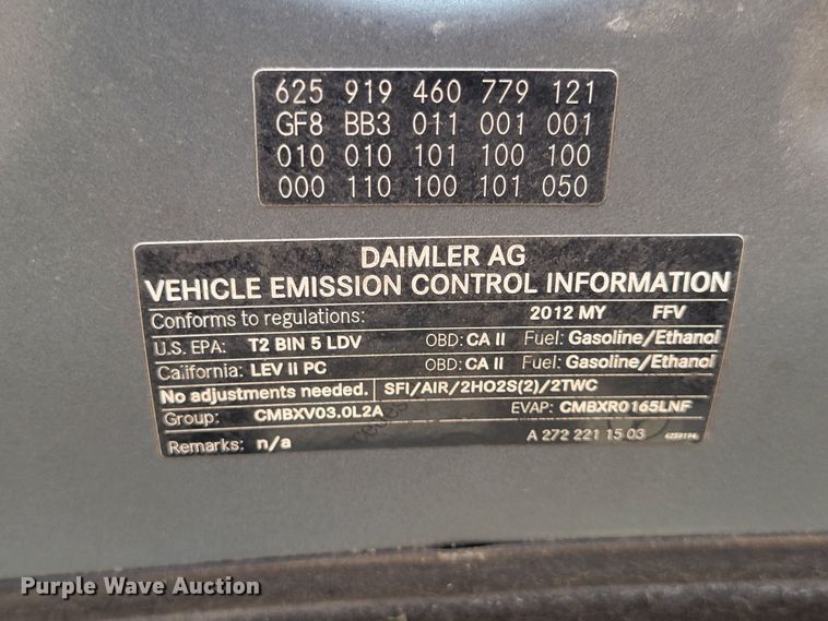 image for item LV9516 2012 Mercedes Benz C300