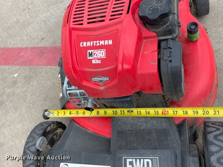 image for item LY9555 2021 Craftsman M260  push mower