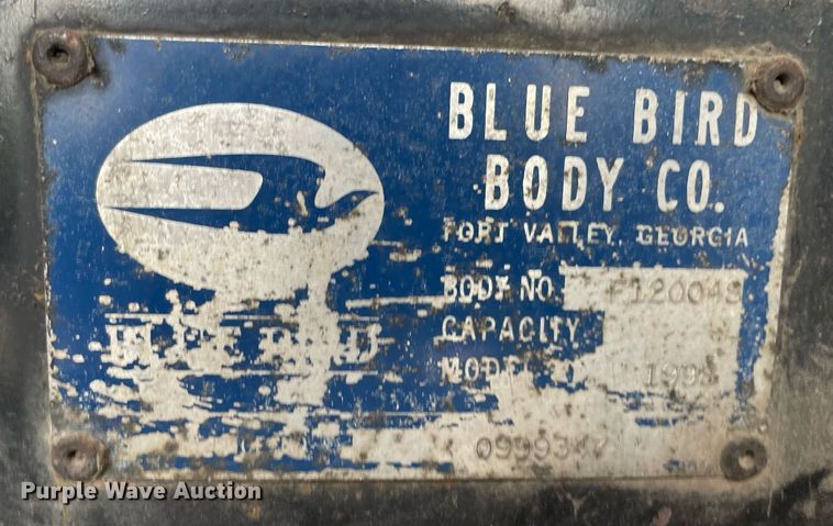 image for item LY9590 1998 Blue Bird LTC40  coach bus