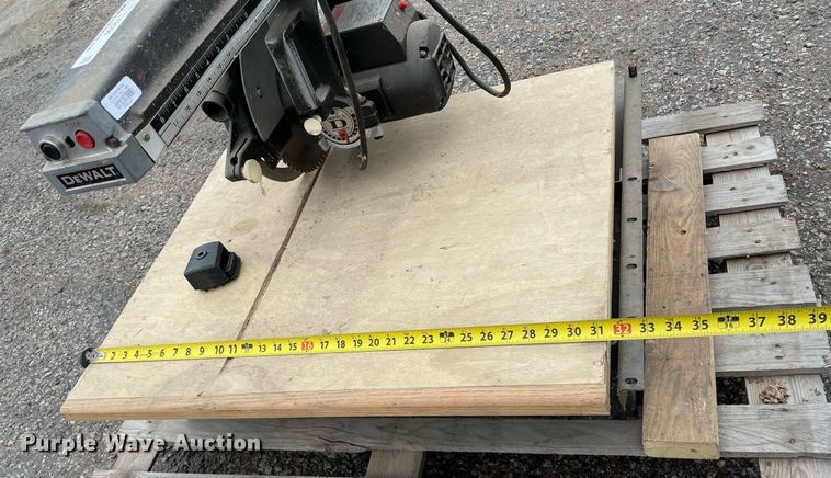 image for item LY9596 Black and Decker 3430  radial arm saw