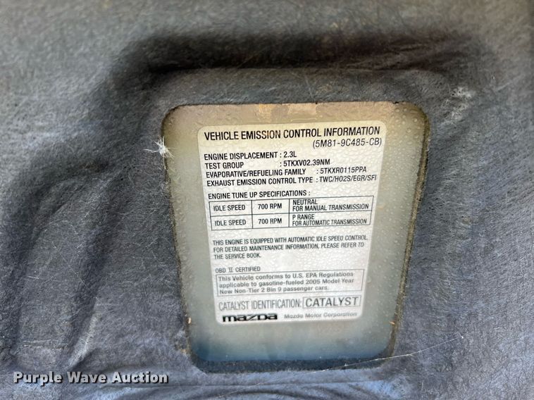 image for item MF9936 2005 Mazda Mazda6