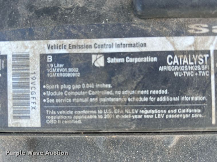 image for item MF9938 2001 Saturn SL1