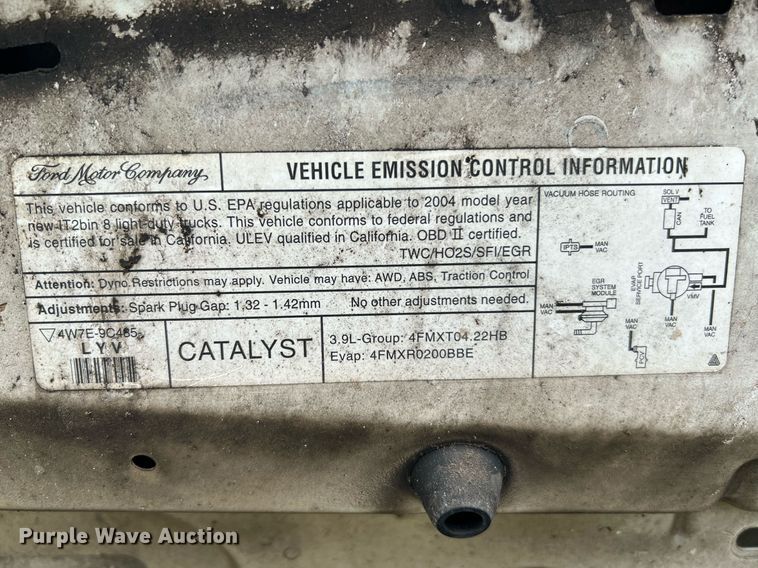 image for item MF9941 2004 Ford Freestar  van