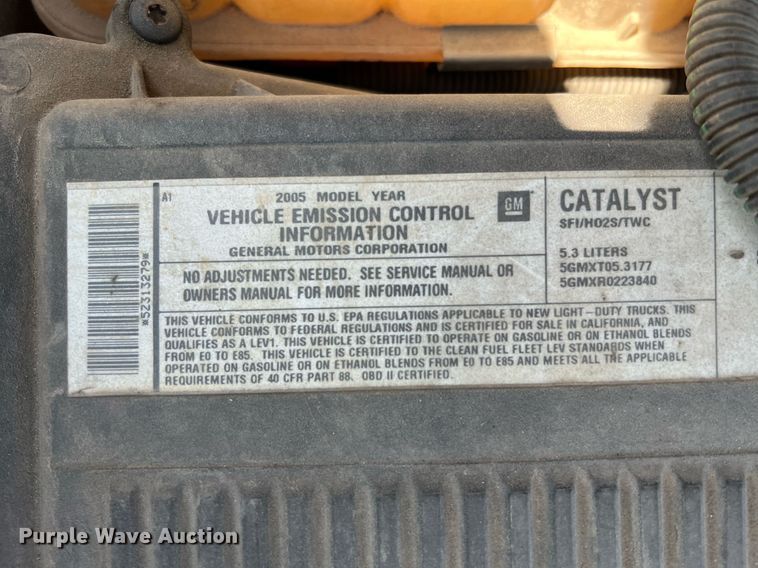 image for item MF9945 2005 Chevrolet Silverado 1500  pickup truck