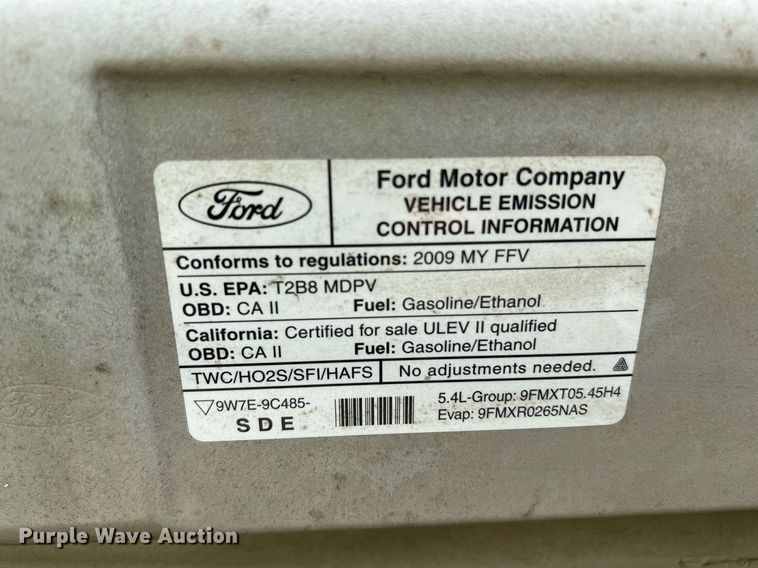 image for item MF9947 2009 Ford E350  van