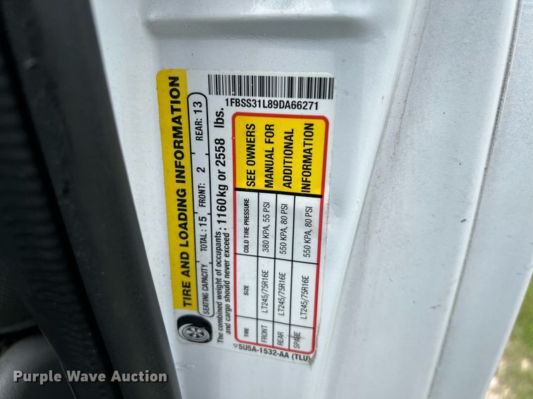 image for item MF9947 2009 Ford E350  van