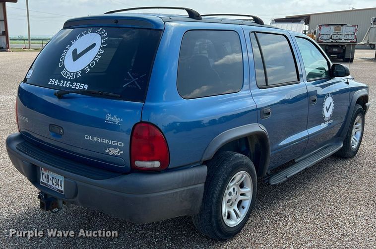 image for item MF9949 2003 Dodge Durango  SUV