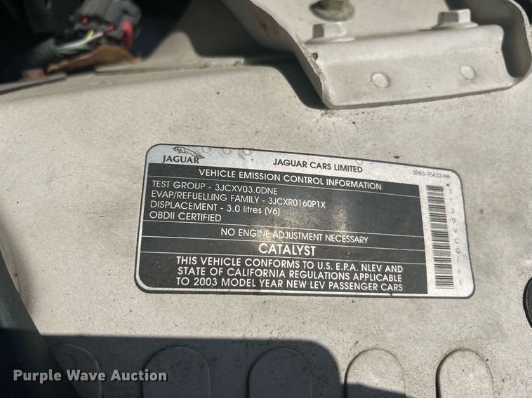 image for item MF9951 2003 Jaguar S-Type