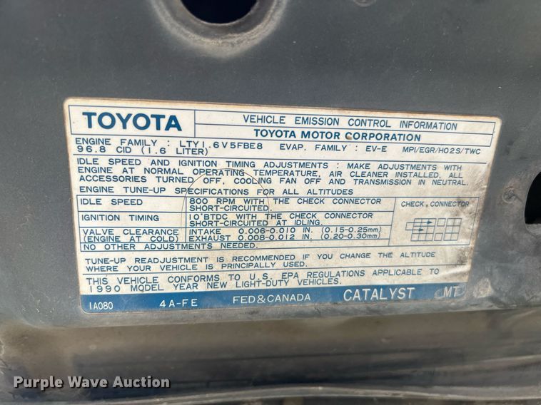 image for item MF9952 1990 Toyota Celica