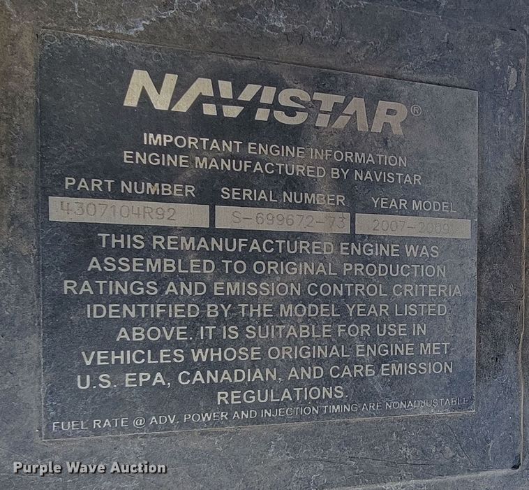 image for item ML9308 2008 International WorkStar 7400  digger derrick truck