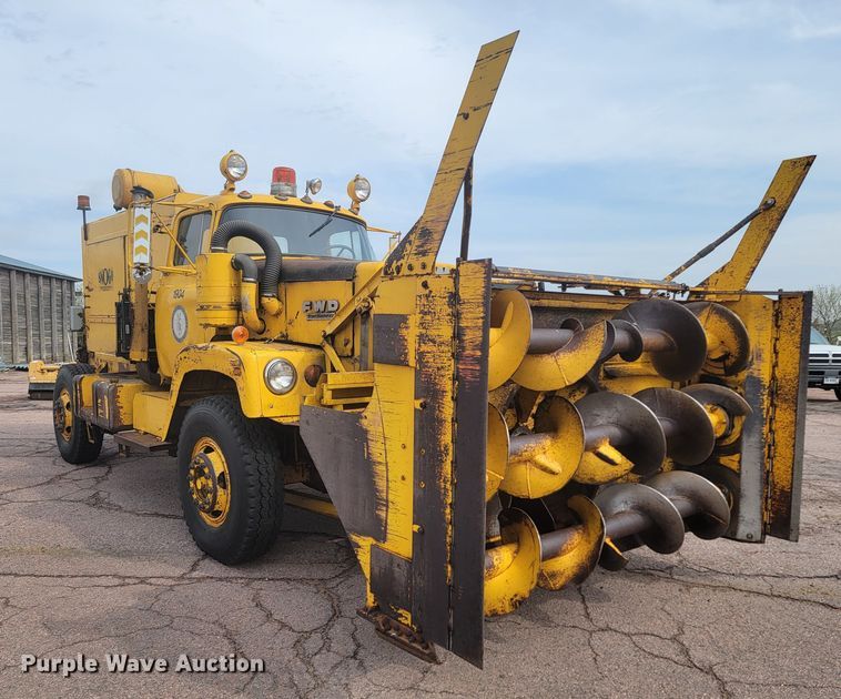 image for item ML9351 1969 FWD KB4-3384  snow blower truck