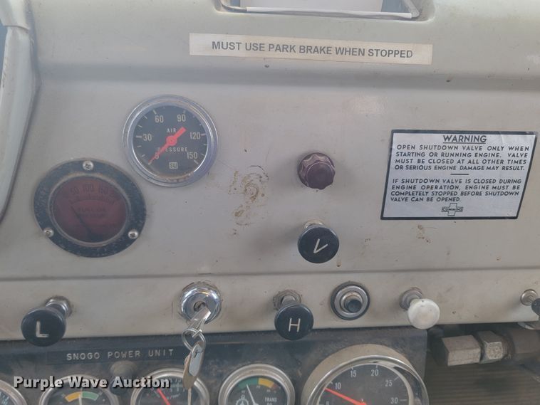 image for item ML9351 1969 FWD KB4-3384  snow blower truck