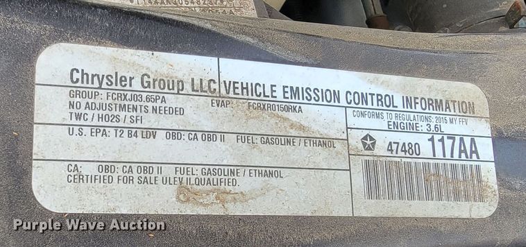 image for item ML9353 2015 Dodge Grand Caravan  van