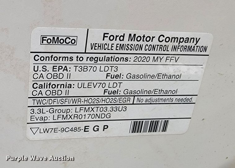 image for item ML9354 2020 Ford Explorer Police Interceptor  SUV