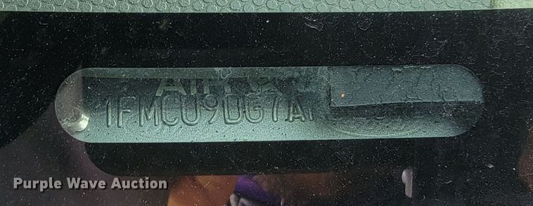 image for item ML9355 2010 Ford Escape XLT  SUV