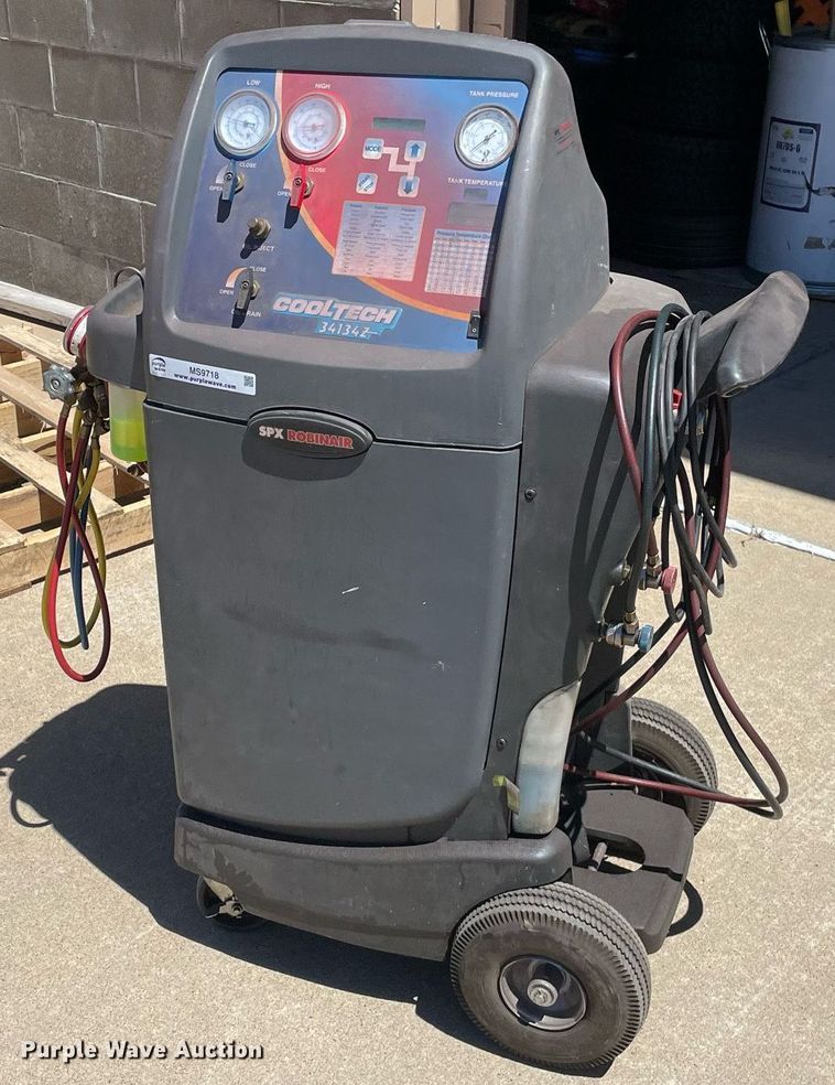 image for item MS9718 SPX Robinair Cooltech 34134Z  refrigerant recovery/recycling system