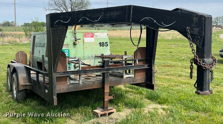 image for item MY9775 Shop built  equipment trailer