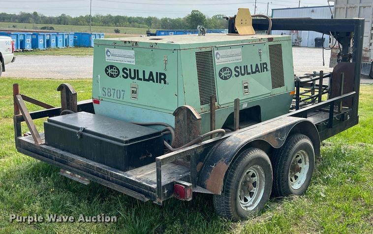 image for item MY9775 Shop built  equipment trailer